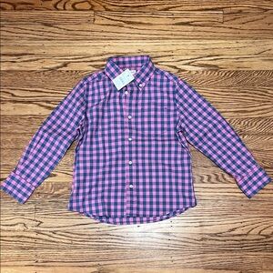 NWT J. Crew Crewcuts Boys Button Down, 6-7